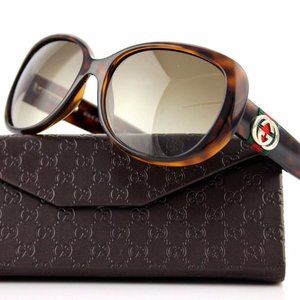 Gucci Women's 'GG 3644/S DWJHA' Havana Sunglasses
